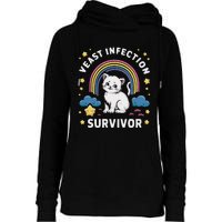 Yeast Infection Survivor Womens Funnel Neck Pullover Hood