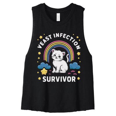 Yeast Infection Survivor Women's Racerback Cropped Tank