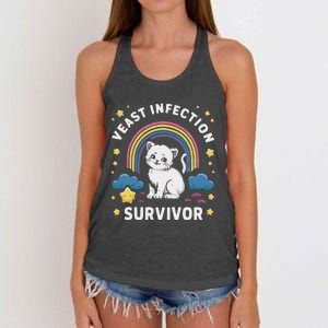 Yeast Infection Survivor Women's Knotted Racerback Tank