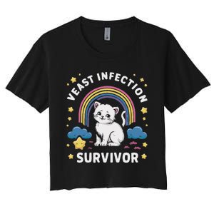 Yeast Infection Survivor Women's Crop Top Tee