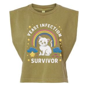 Yeast Infection Survivor Garment-Dyed Women's Muscle Tee