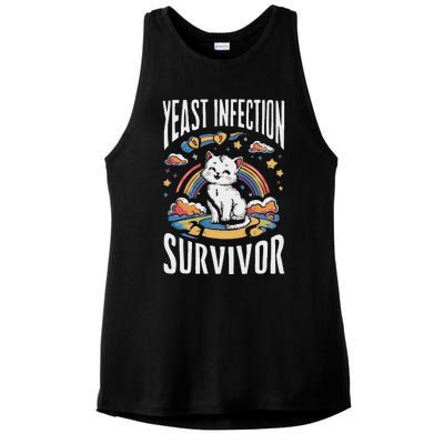 Yeast Infection Survivor Ladies PosiCharge Tri-Blend Wicking Tank