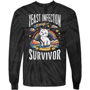 Yeast Infection Survivor Tie-Dye Long Sleeve Shirt