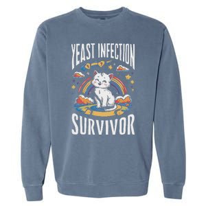 Yeast Infection Survivor Garment-Dyed Sweatshirt