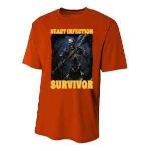 Yeast Infection Survivor Performance Sprint T-Shirt