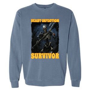 Yeast Infection Survivor Garment-Dyed Sweatshirt