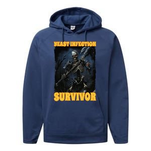 Yeast Infection Survivor Performance Fleece Hoodie