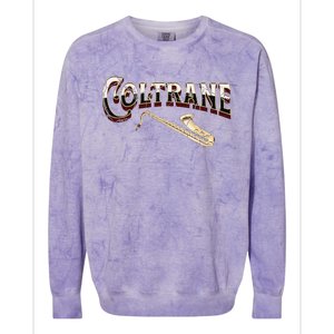 Yes I Speak Coltrane Jazz Music Lover Colorblast Crewneck Sweatshirt