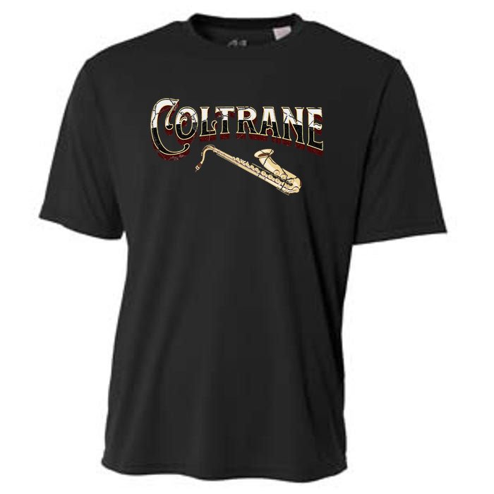 Yes I Speak Coltrane Jazz Music Lover Cooling Performance Crew T-Shirt