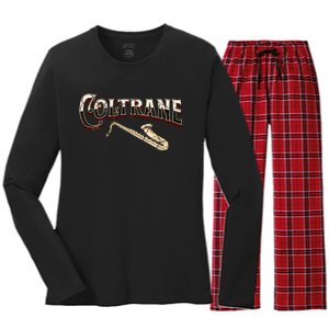 Yes I Speak Coltrane Jazz Music Lover Women's Long Sleeve Flannel Pajama Set 