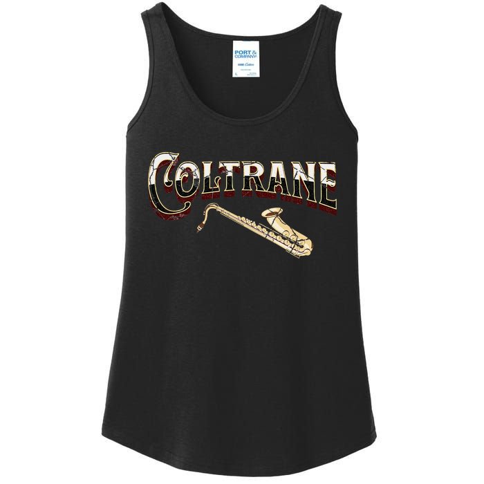 Yes I Speak Coltrane Jazz Music Lover Ladies Essential Tank