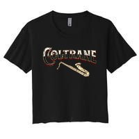 Yes I Speak Coltrane Jazz Music Lover Women's Crop Top Tee