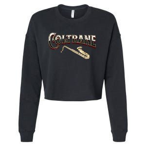 Yes I Speak Coltrane Jazz Music Lover Cropped Pullover Crew