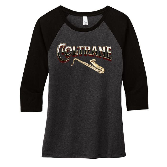 Yes I Speak Coltrane Jazz Music Lover Women's Tri-Blend 3/4-Sleeve Raglan Shirt