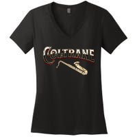 Yes I Speak Coltrane Jazz Music Lover Women's V-Neck T-Shirt