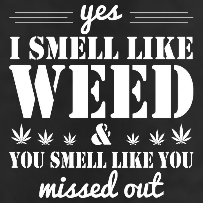 Yes I Smell Like Weed Golf Towel