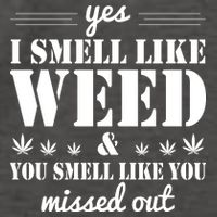 Yes I Smell Like Weed Vector Backpack