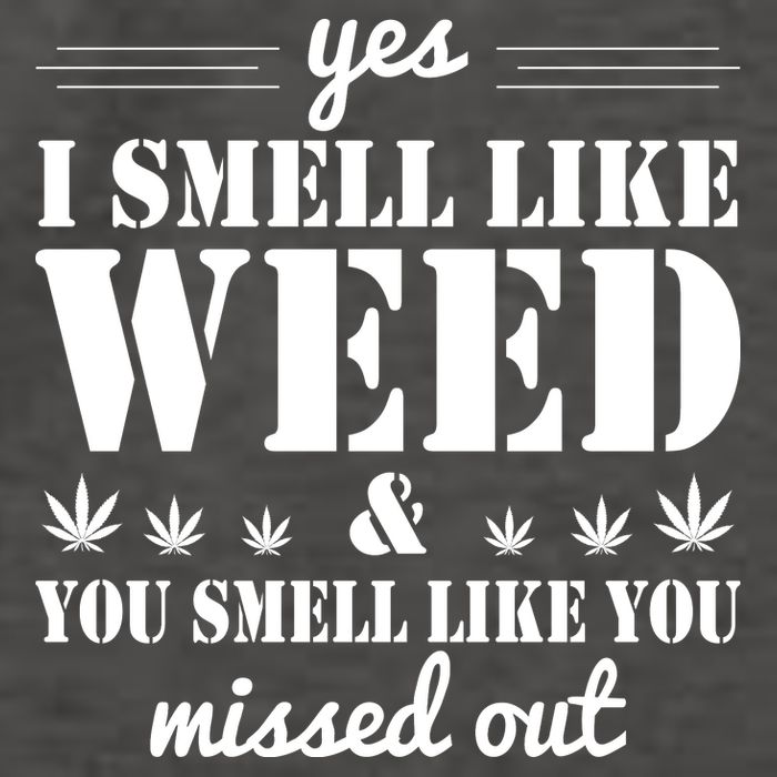 Yes I Smell Like Weed Vector Backpack