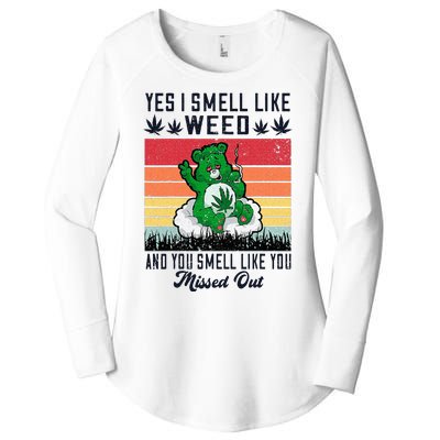 Yes I Smell Like Weed And You Smell Like You Missed Out Women's Perfect Tri Tunic Long Sleeve Shirt