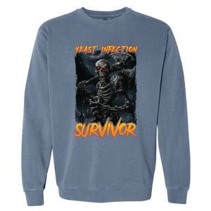 Yeast Infection Survivor Garment-Dyed Sweatshirt