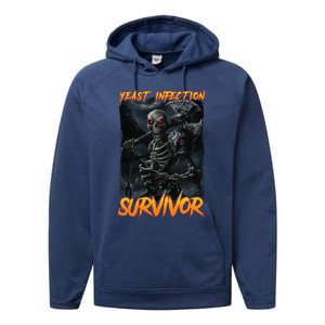 Yeast Infection Survivor Performance Fleece Hoodie