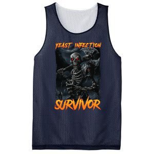 Yeast Infection Survivor Mesh Reversible Basketball Jersey Tank