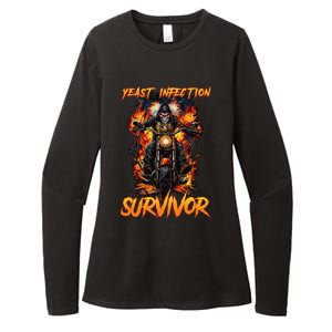 Yeast Infection Survivor Womens CVC Long Sleeve Shirt