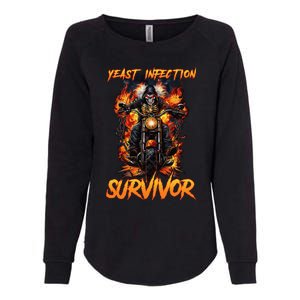 Yeast Infection Survivor Womens California Wash Sweatshirt