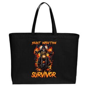 Yeast Infection Survivor Cotton Canvas Jumbo Tote