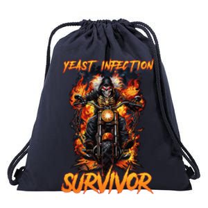 Yeast Infection Survivor Drawstring Bag