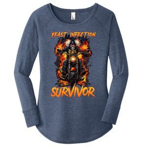 Yeast Infection Survivor Women's Perfect Tri Tunic Long Sleeve Shirt