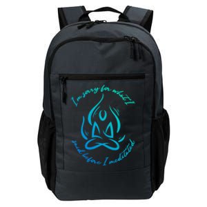 Yoga I’m Sorry For What I Said Before I Meditated Gift Daily Commute Backpack