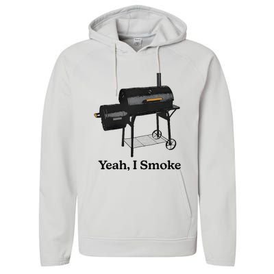 Yeah I Smoke Funny For Women Performance Fleece Hoodie