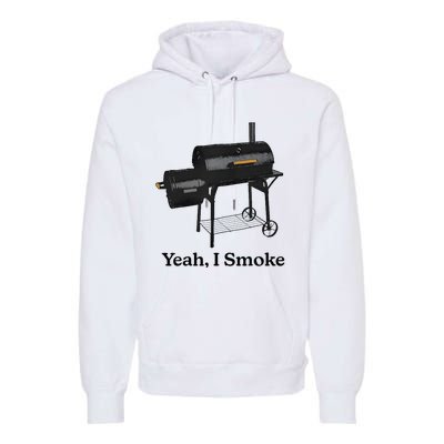 Yeah I Smoke Funny For Women Premium Hoodie