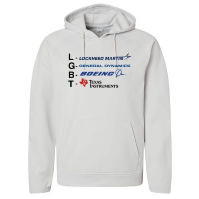 Yeah I Support Lgbt Performance Fleece Hoodie