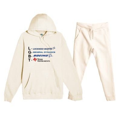 Yeah I Support Lgbt Premium Hooded Sweatsuit Set