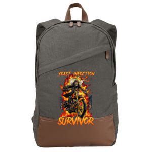 Yeast Infection Survivor Cotton Canvas Backpack