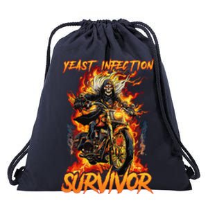 Yeast Infection Survivor Drawstring Bag