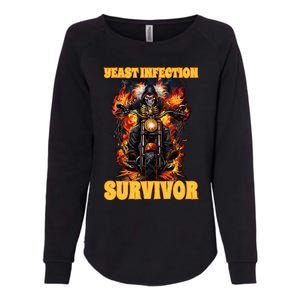 Yeast Infection Survivor Womens California Wash Sweatshirt