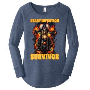 Yeast Infection Survivor Women's Perfect Tri Tunic Long Sleeve Shirt