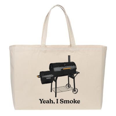 Yeah I Smoke Funny Cotton Canvas Jumbo Tote