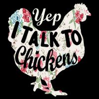 Yep I Talk To Chickens Funny Lover Farming Magnet