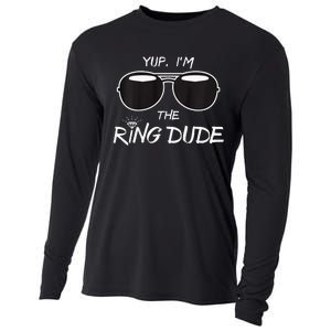 Yup IM The Ring Dude Funny Ring Bearer Cooling Performance Long Sleeve Crew