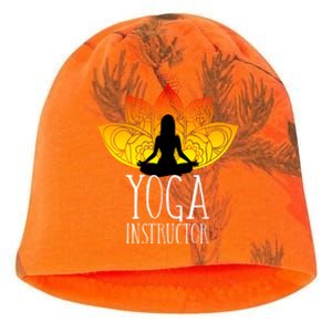 Yoga Instructor Trainer Teacher Namaste Zen Mindfulness Yoga Cute Gift Kati - Camo Knit Beanie