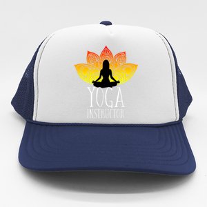 Yoga Instructor Trainer Teacher Namaste Zen Mindfulness Yoga Cute Gift Trucker Hat