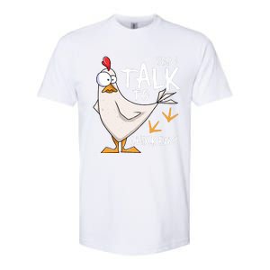 Yep I Talk To Chickens Chicken Lovers Chick Whisperers Softstyle CVC T-Shirt