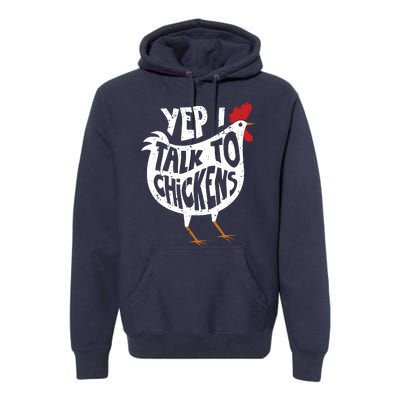 Yep I Talk To Chickens Shirts Cute Chicken Buffs Tee Gift Premium Hoodie