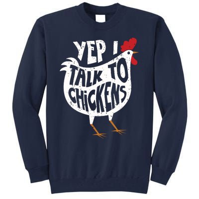 Yep I Talk To Chickens Shirts Cute Chicken Buffs Tee Gift Tall Sweatshirt