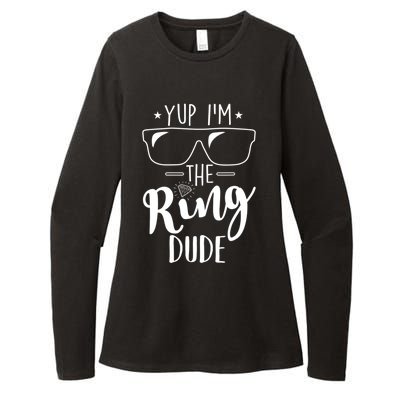 Yup Im The Ring Dude Funny Ring Bearer Wedding Gift Womens CVC Long Sleeve Shirt