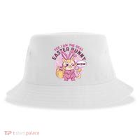 Yes I'm The Real Easter Bunny Funny Cat Sustainable Bucket Hat